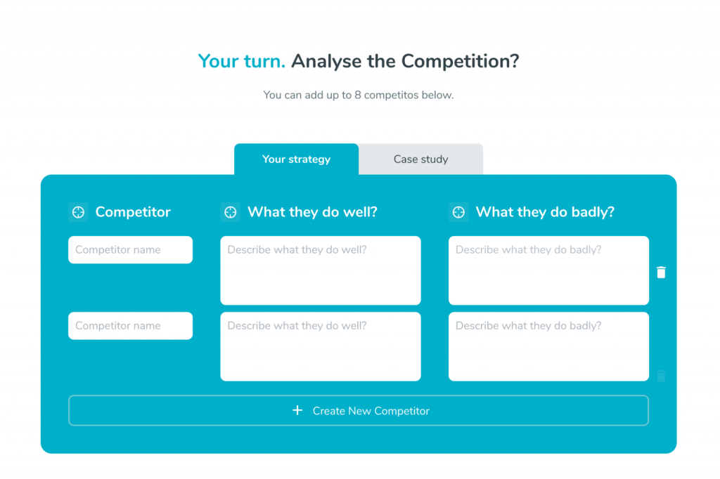 Analyse your business competition