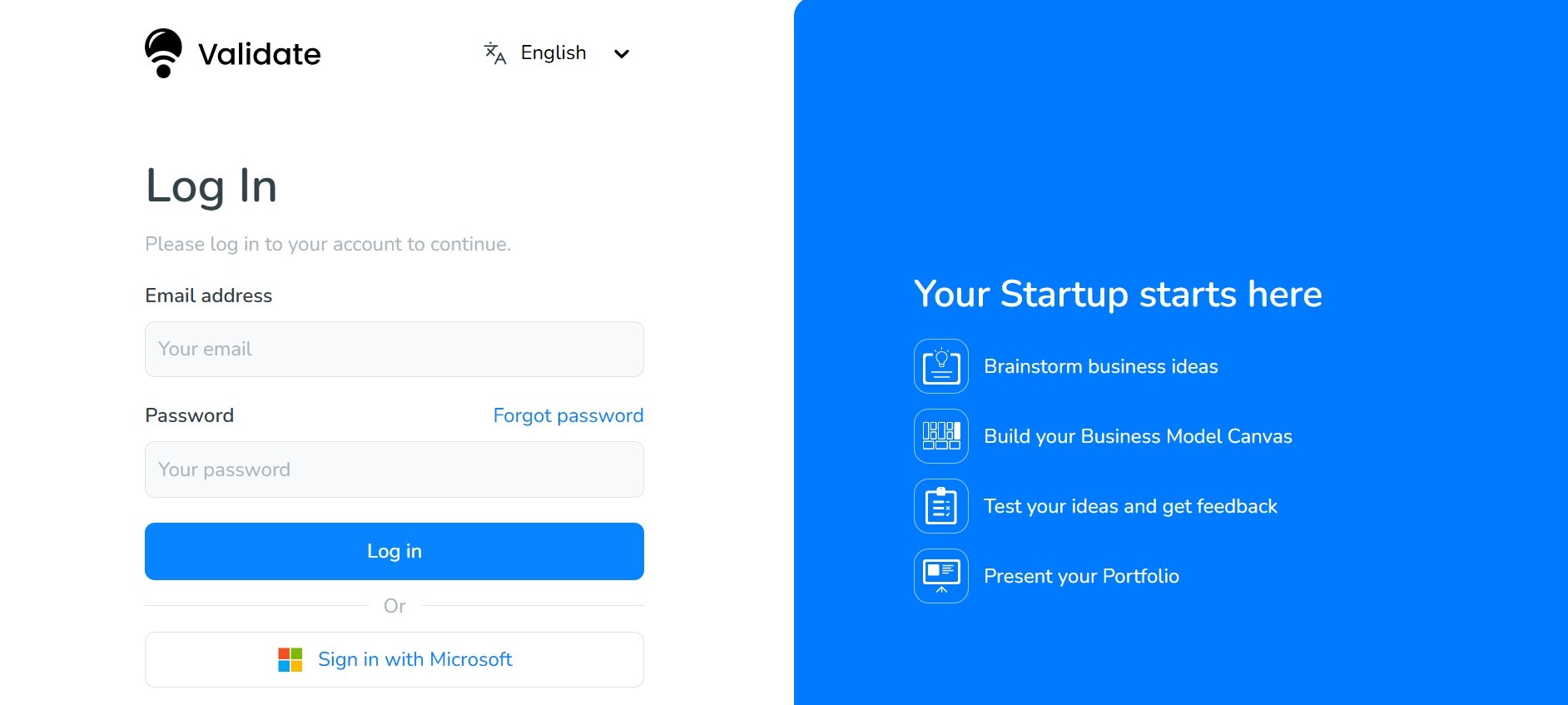 How to develop a business idea with Validate, the startup ideas platform by SimVenture.