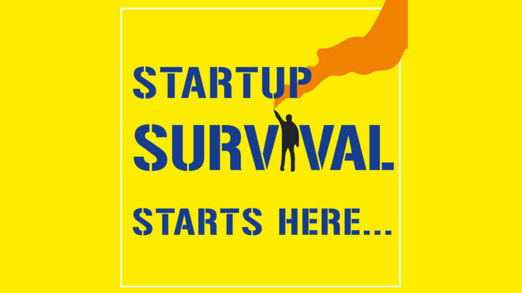 Startup Survival Podcast logo: a podcast about Entrepreneurship Education.