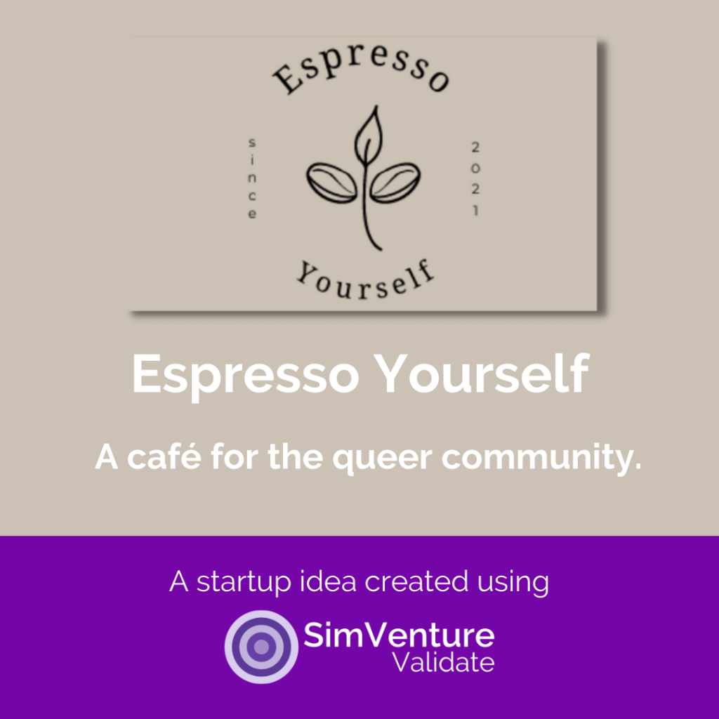 Espresso Yourself is a café for the queer community. This is solely a theoretical business idea created by students at Munster Technological University to help them develop their enterprise skills.