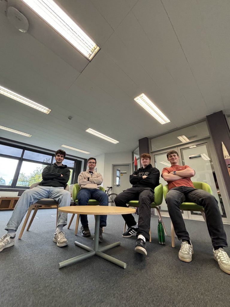 Team NoBudgetCo. from University of Limerick - Art Ó Liatháin, Daniel Kennedy, Darragh Grealish, and Dominick Stephens 